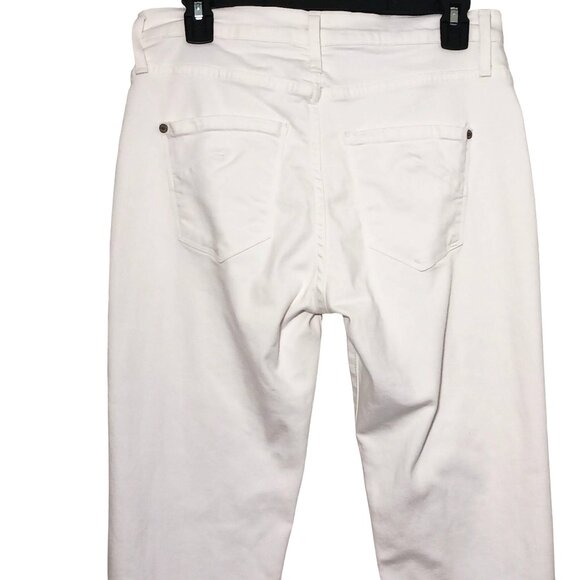 James Jeans High Class Cigarette Jeans Frost White Slim Fit‎ Womens Size 31 - Picture 5 of 11